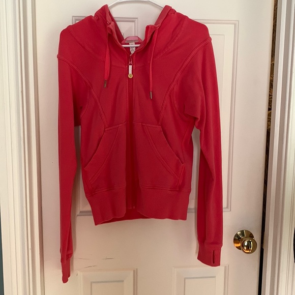 Lululemon zip up pink sweatshirt size 4 - Picture 1 of 6